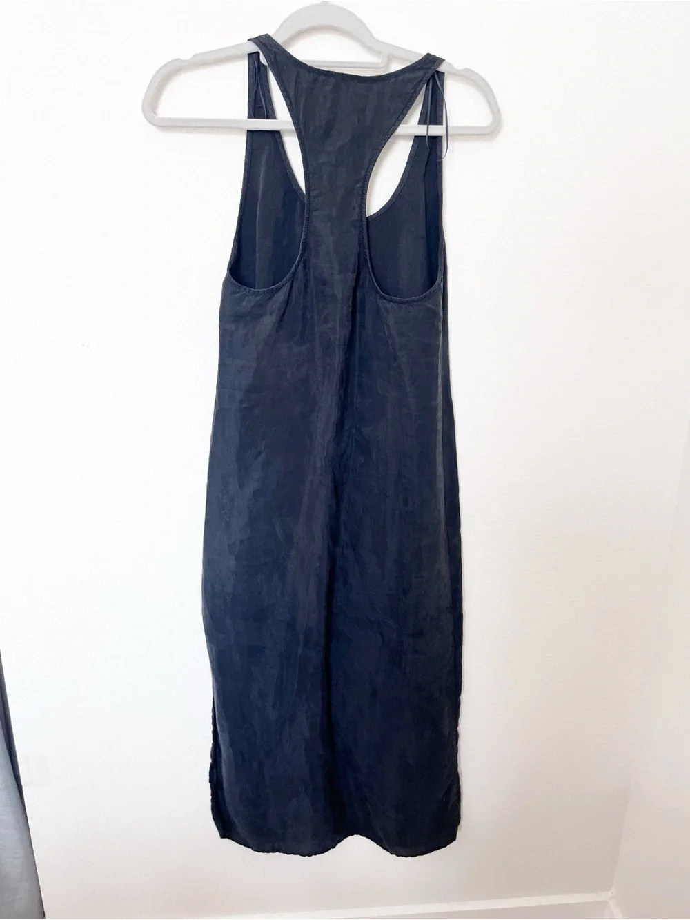 Zara Fillsens Black Lyocell Racerback Maxi Dress Size M